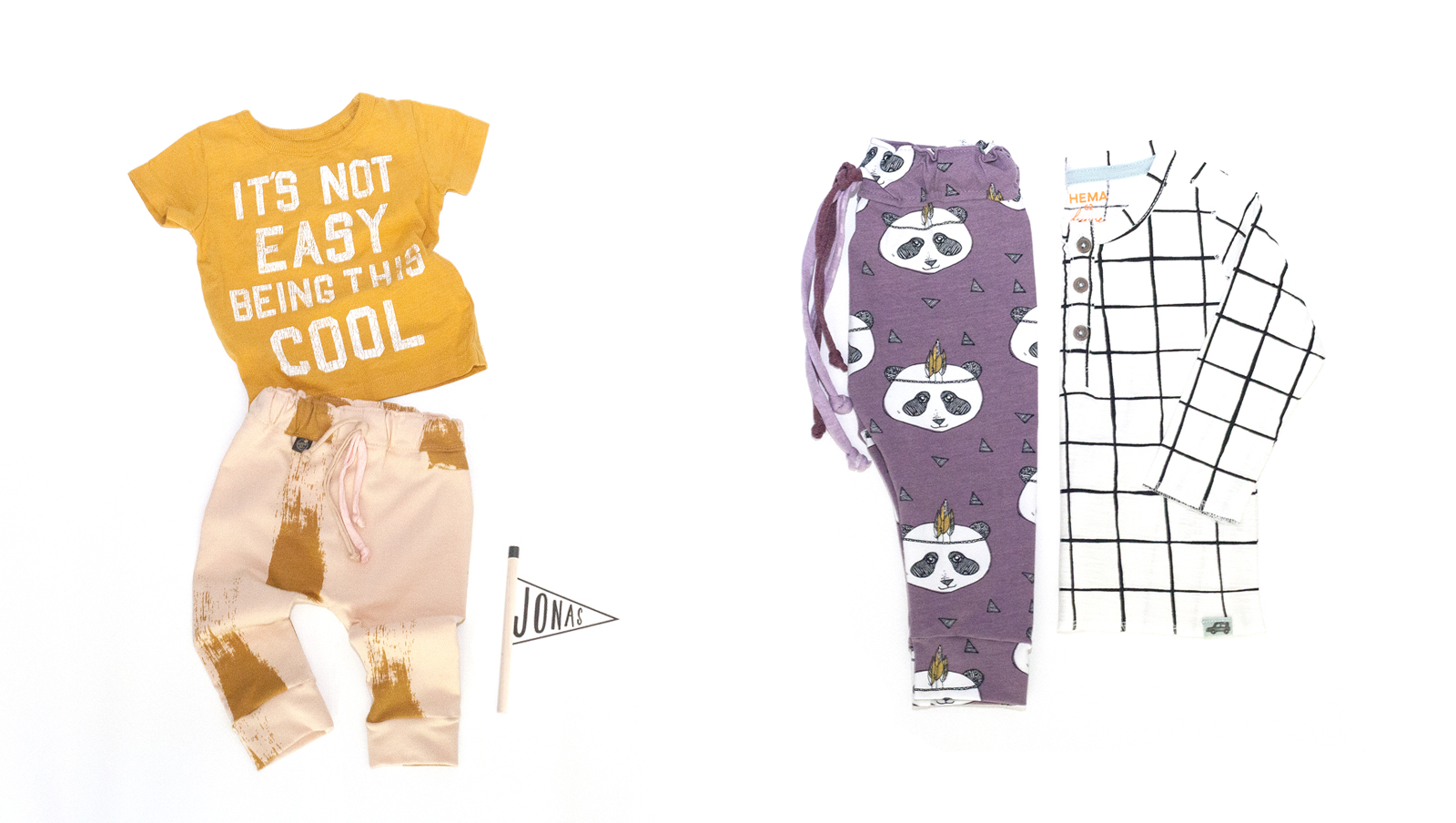 Favo broekjes en shirtjes: Little Jet & Sleep No More